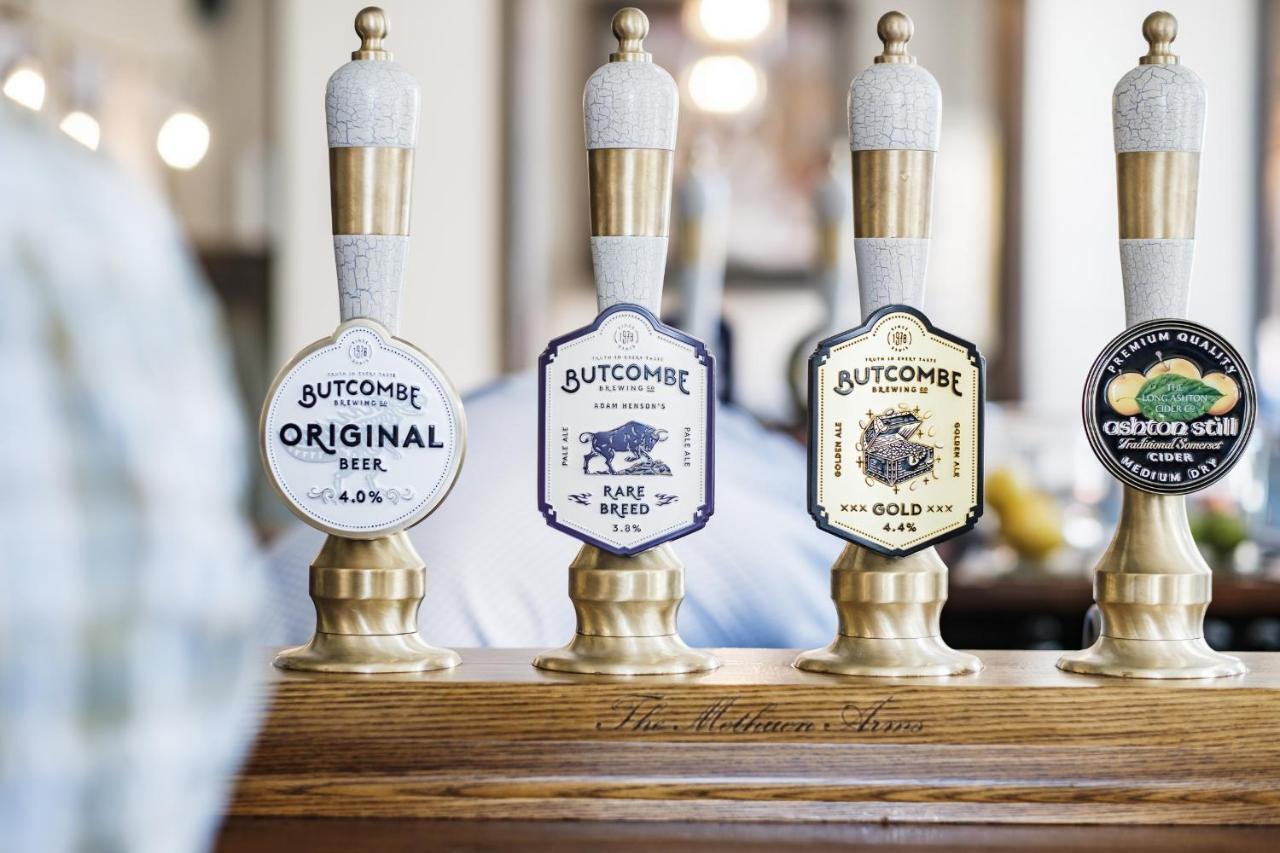 Hotel The Methuen Arms Corsham Esterno foto Butcombe beer taps